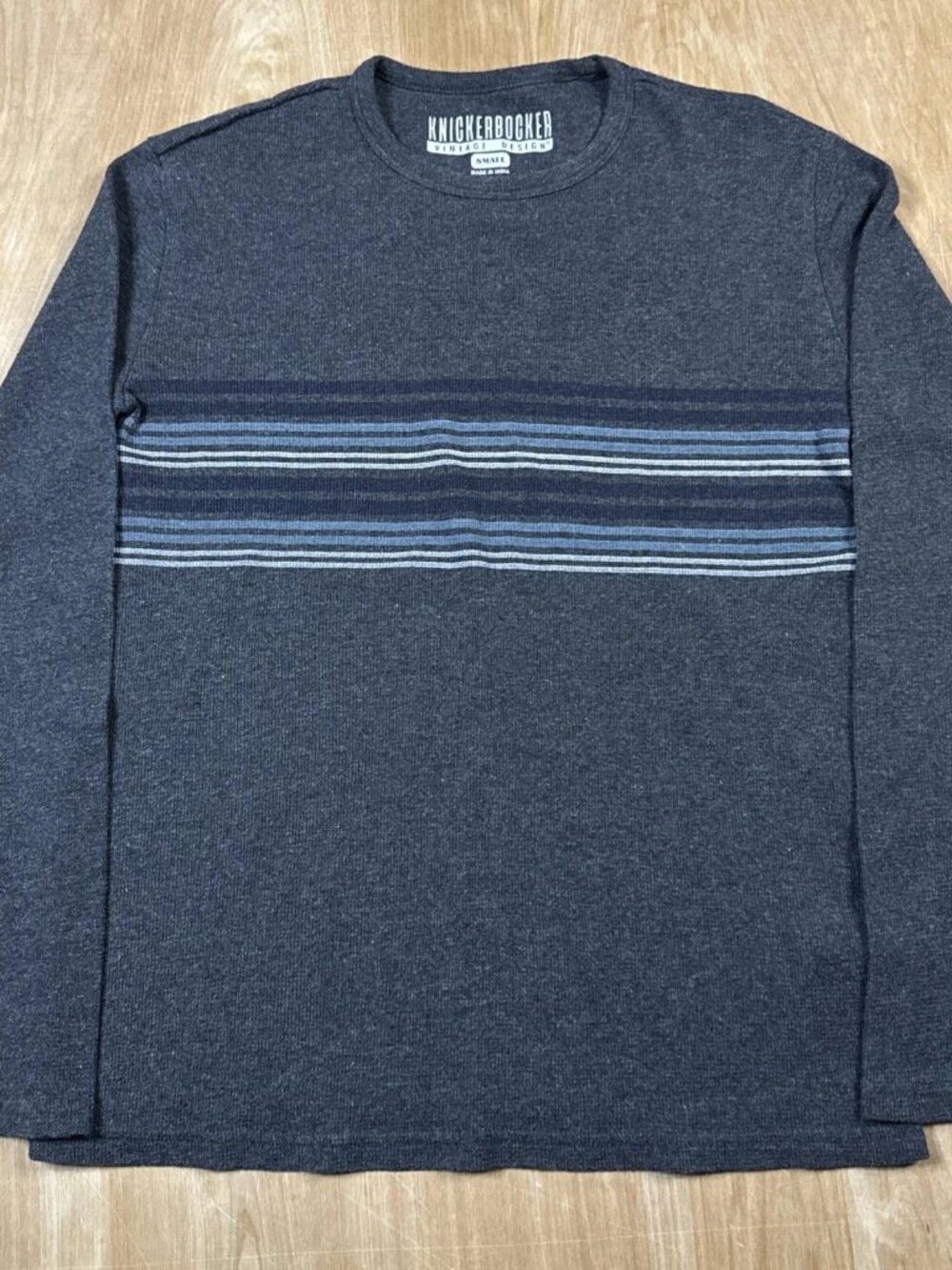 Knickerbocker NYC Men’s Gray Long Sleeve Pullover Sweater Size Small